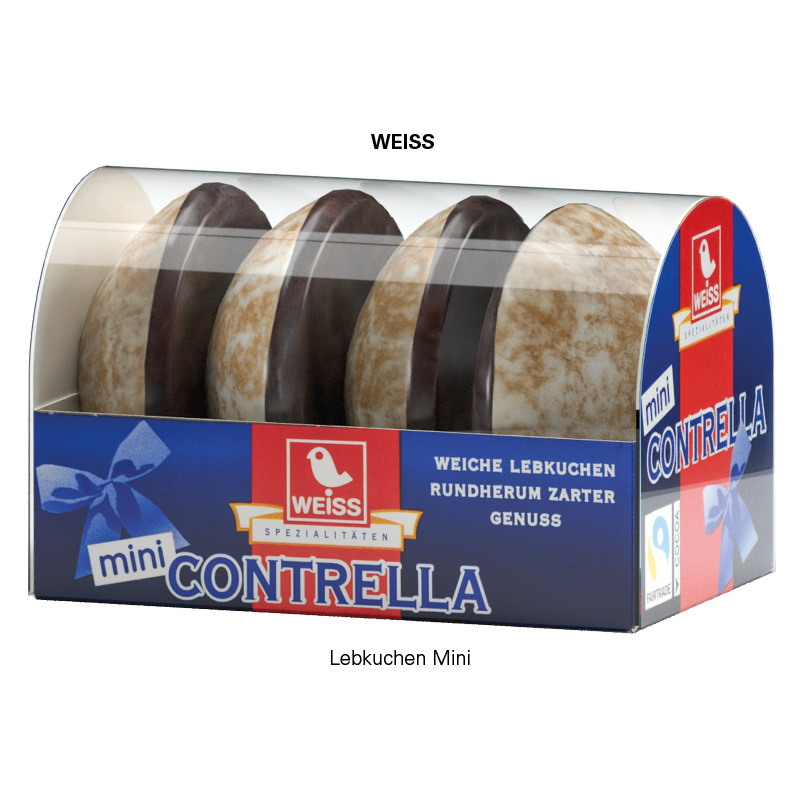 4er Mini-Lebkuchen in Werbebox