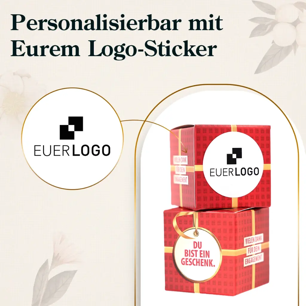 "Du bist ein Geschenk" - Lindt Goldhase