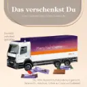 3D Adventskalender "LKW" mit Milka Schokolade