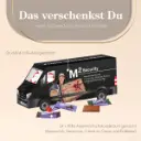 3D Adventskalender "Transporter" mit Milka Schokolade