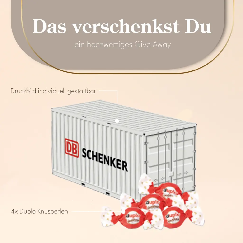 3D Präsent "Haus" mit duplo Knusperlen