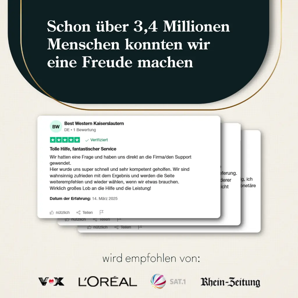 Zeitgeschenk "Mittags-Moment"