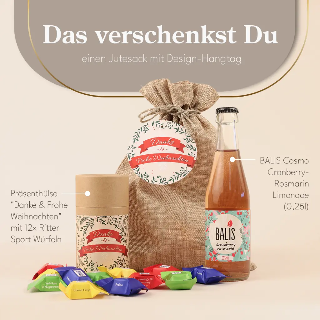 Weihnachtssäckchen "Fröhliche Weihnachten"