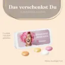 Schiebedeckeldose, weiß, Mentos Kaudragee Fruit