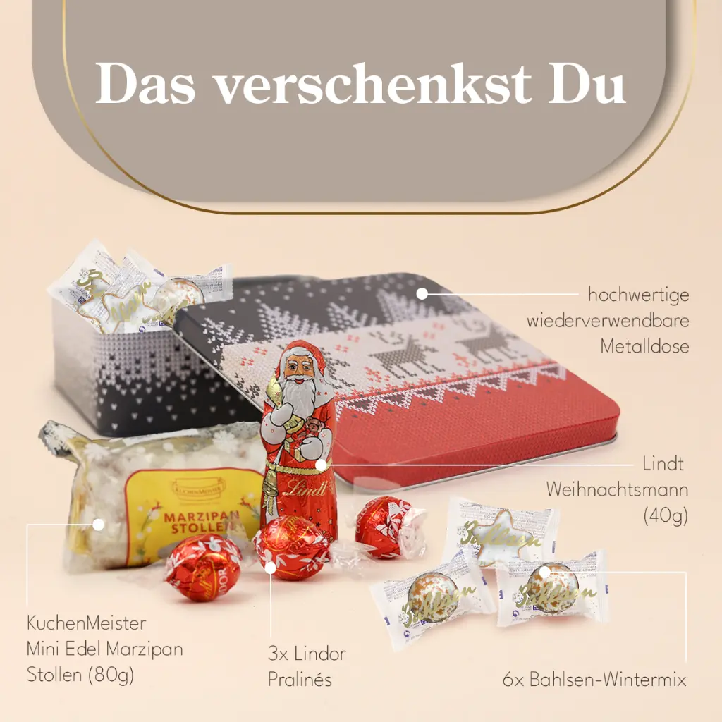 Geschenkdose "Frohe Festtage"