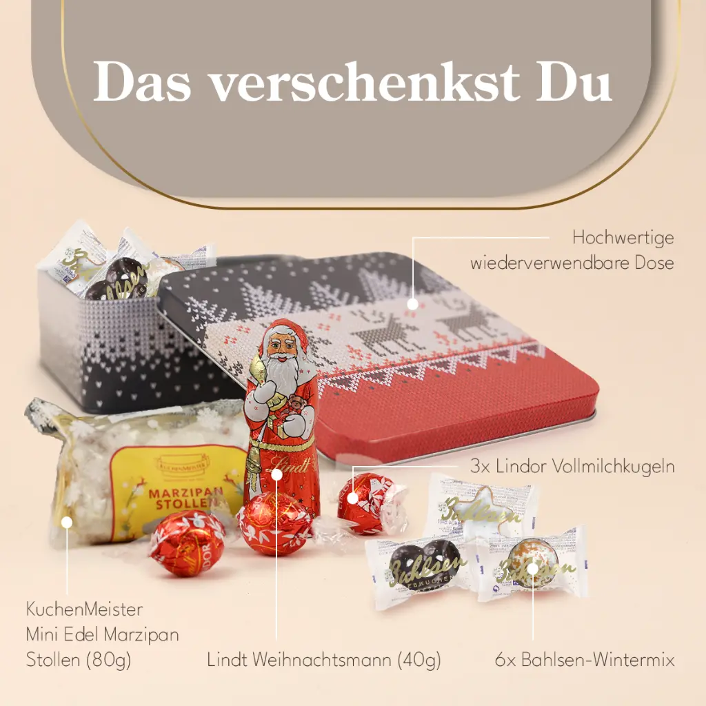 Geschenkdose "Frohe Festtage"