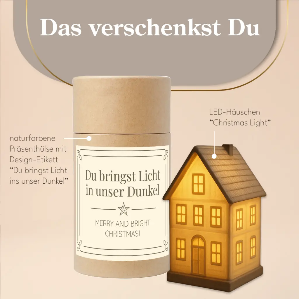 Christmas Light "Du bringst Licht in unser Dunkel!"