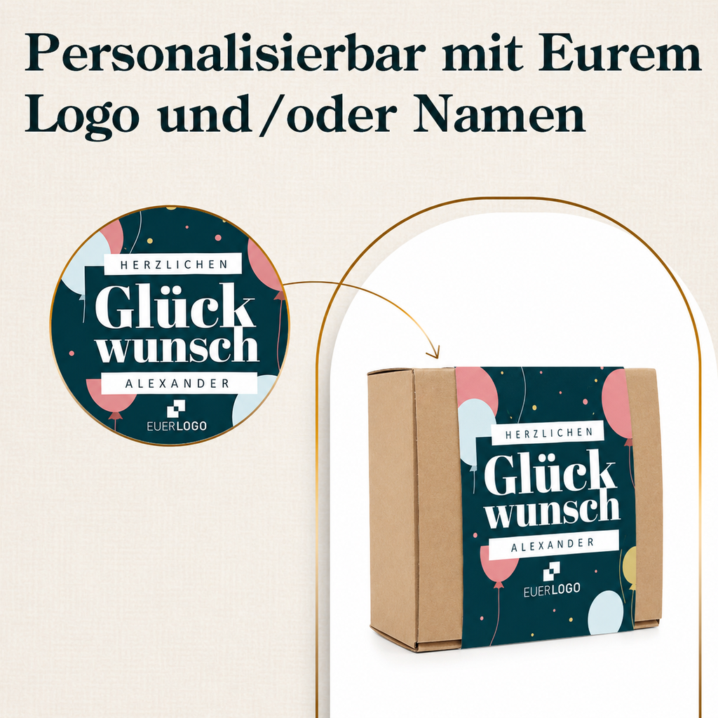 Glückwunsch Ballons – Geschenkset