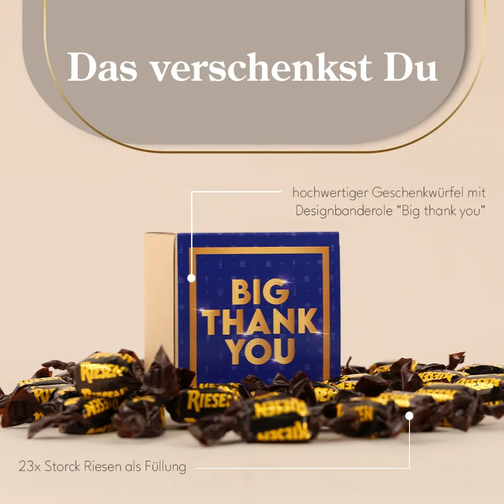Geschenkbox "BIG THANK YOU"