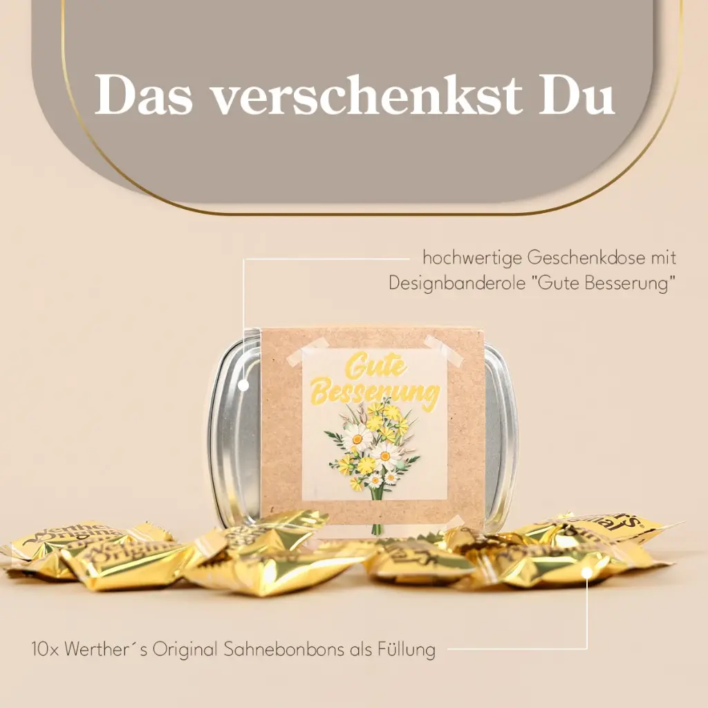 Geschenkdose "Gute Besserung" - Werther´s Original