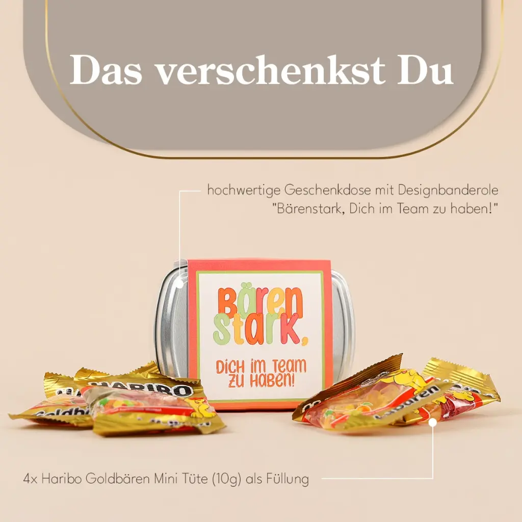 Geschenkdose "Bärenstark" - Haribo