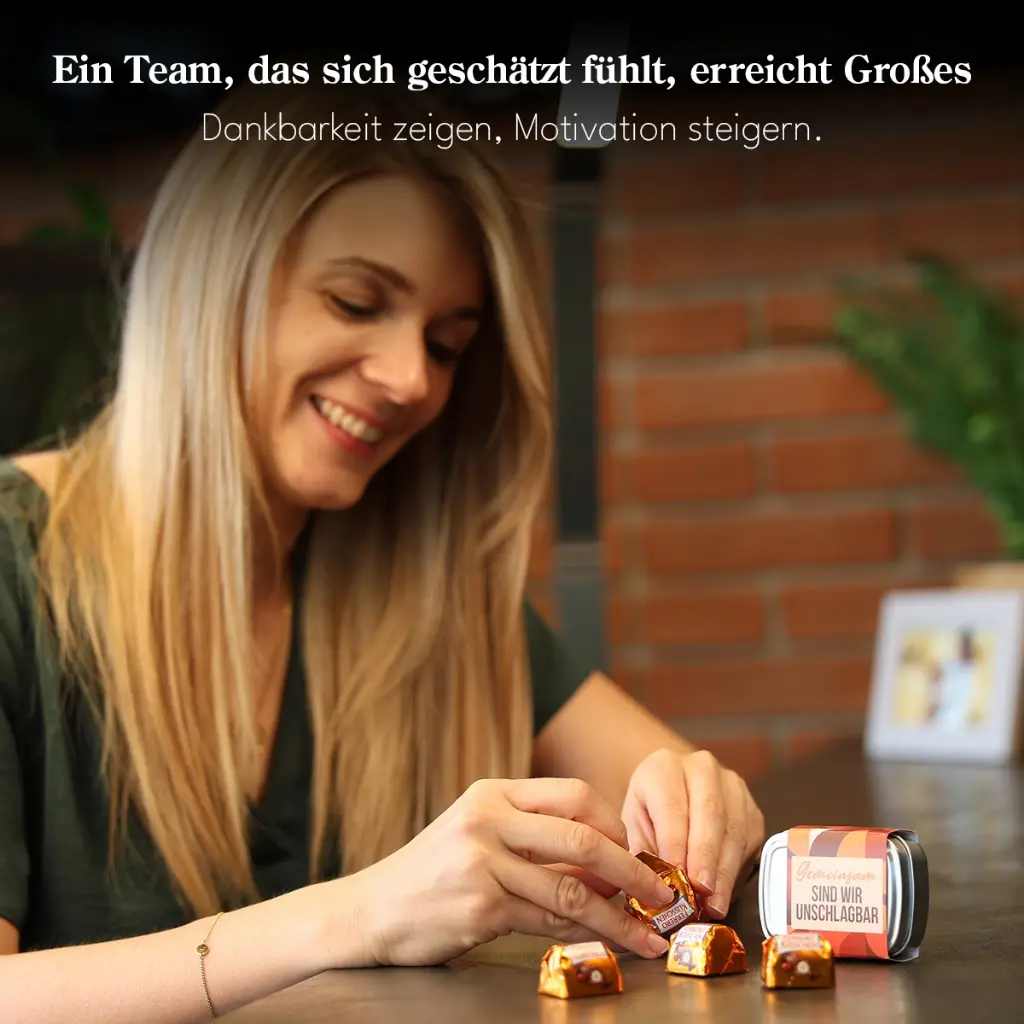 Geschenkdose "Gemeinsam unschlagbar" - Ferrero Küsschen
