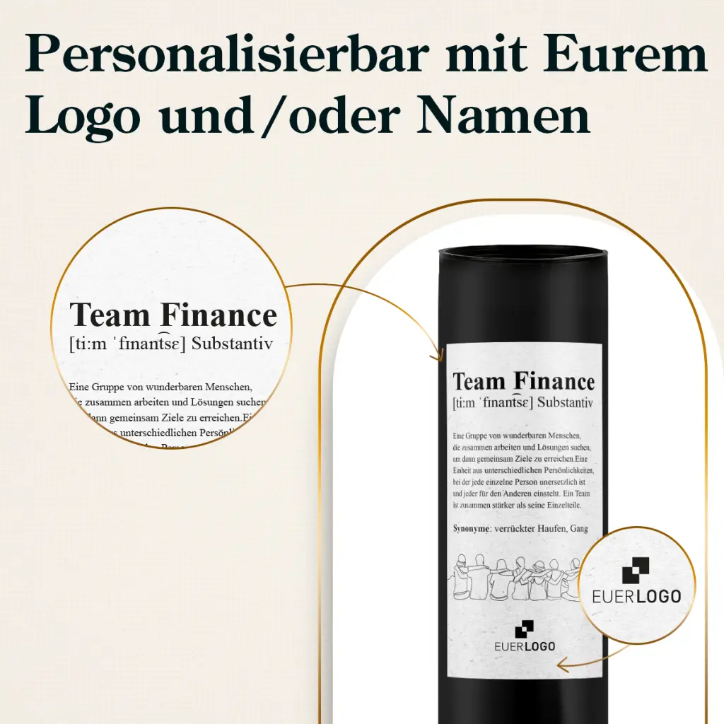 Geschenkhülse "Team" - Nimm2