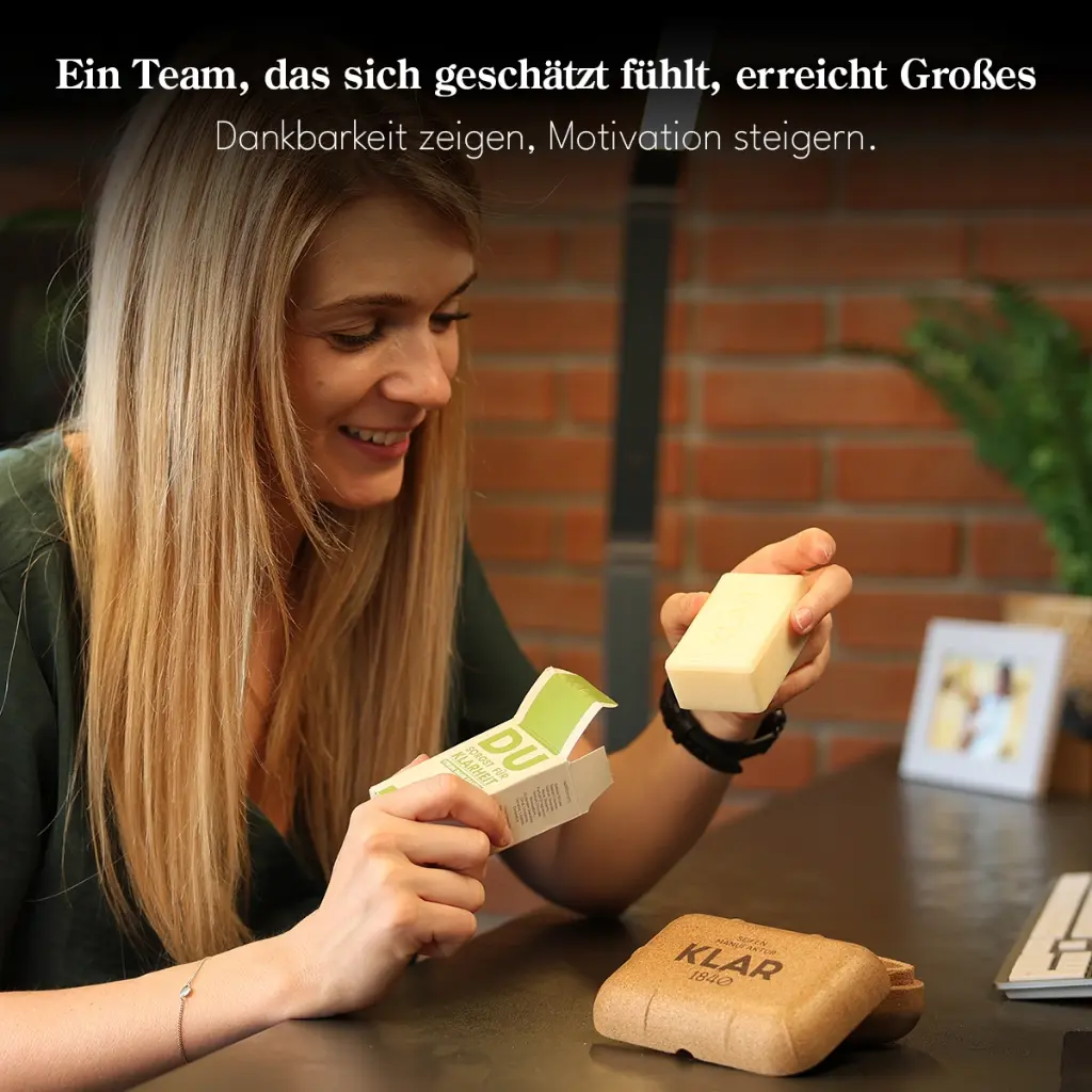 Weihnachtsseife "Du sorgst für Klarheit"