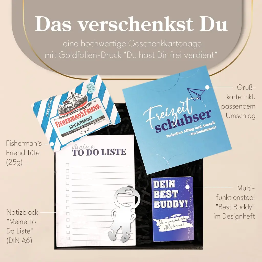 Zeitgeschenk "Freizeitschubser"