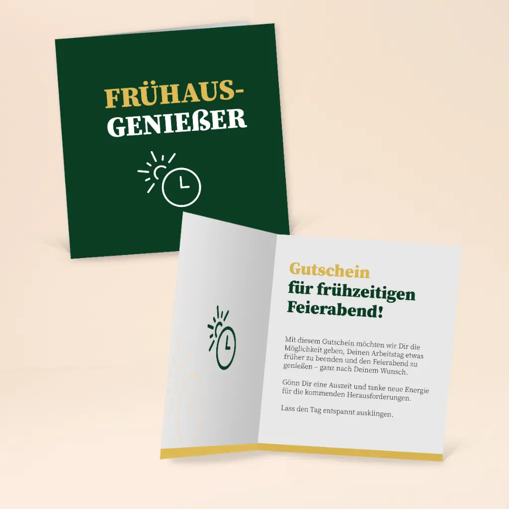 Zeitgeschenk "Frühaus-Genießer"