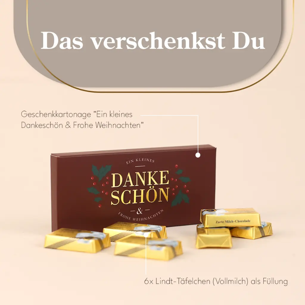 Kleines Dankeschön Christmas - Lindt -