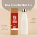 Vakuum-Trinkflasche - Willkommen im Team