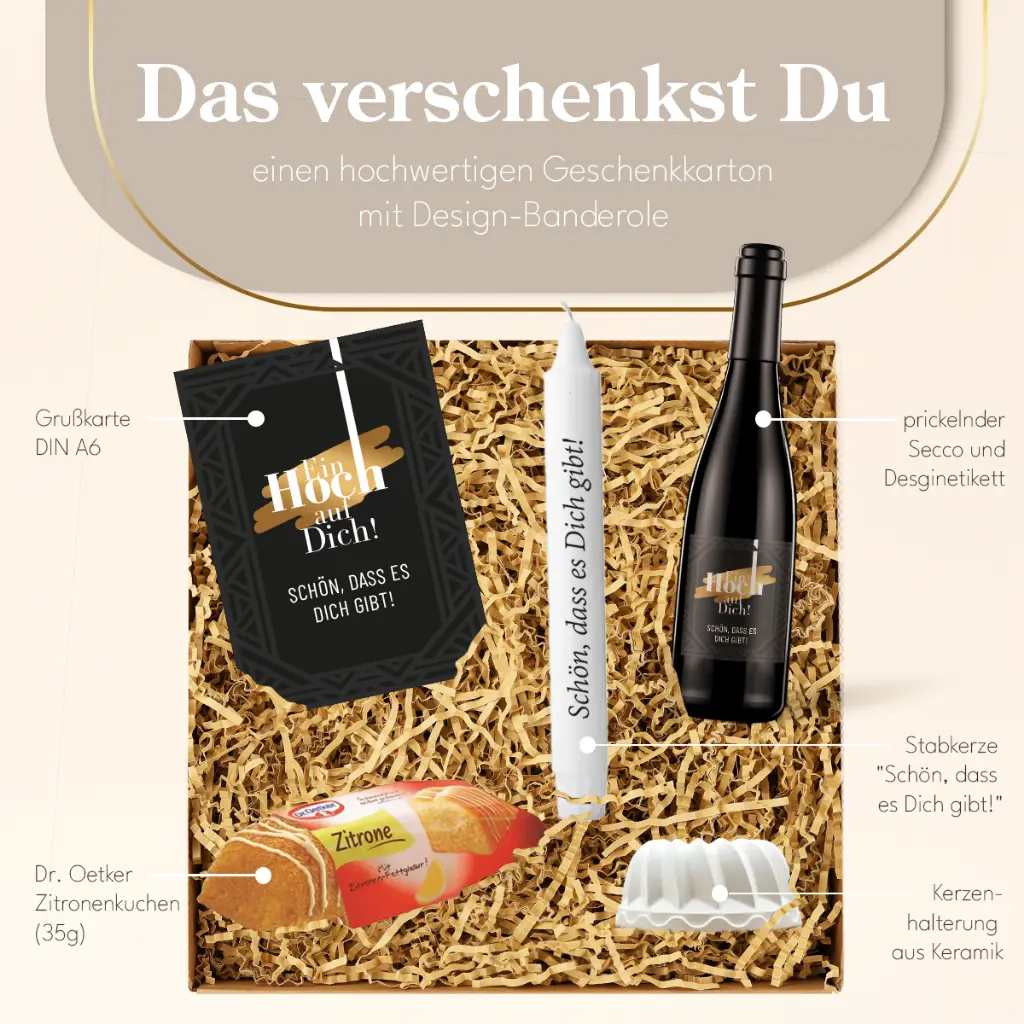 Geburtstagsset "Schön, dass es Dich gibt"