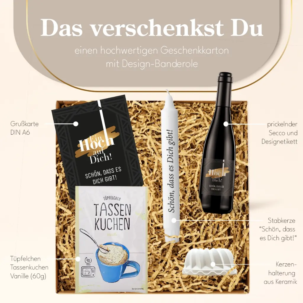 Geburtstagsset "Schön, dass es Dich gibt"