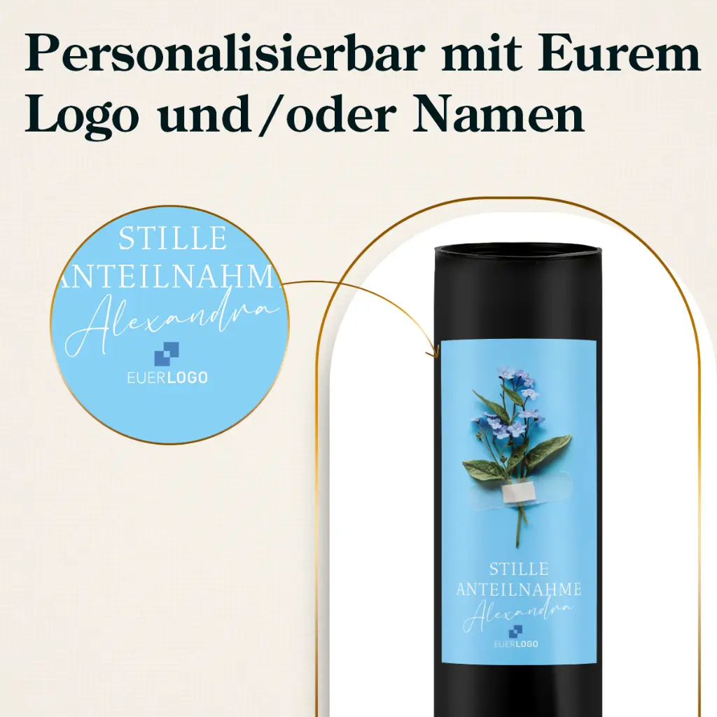 Geschenkhülse "Stille Anteilnahme" - Lindt