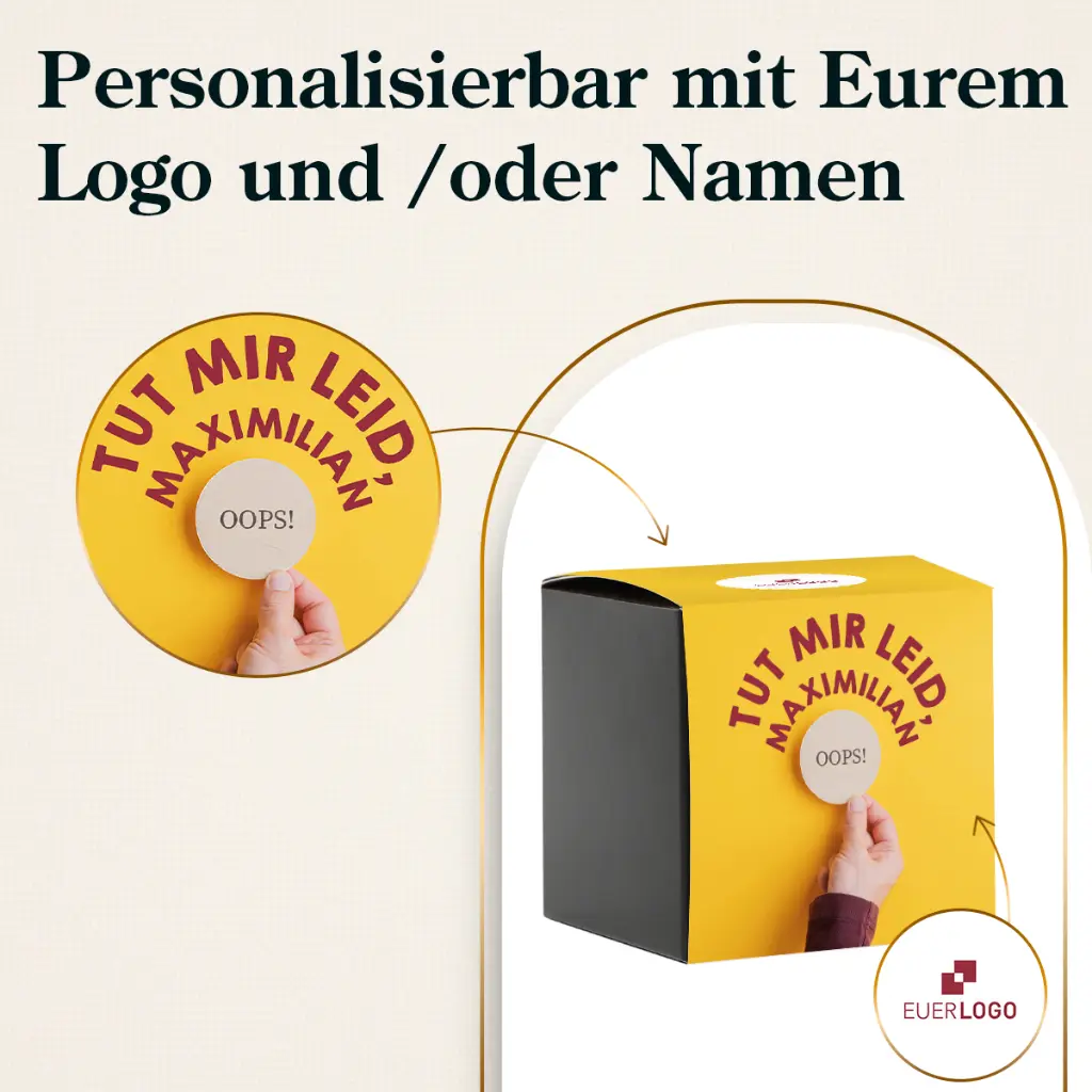 "Oops - tut mir leid!" - Ritter Sport Box