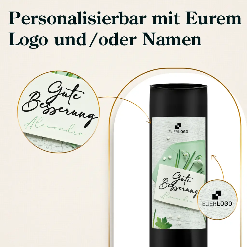 Geschenkhülse "Gute Besserung" - Lindt