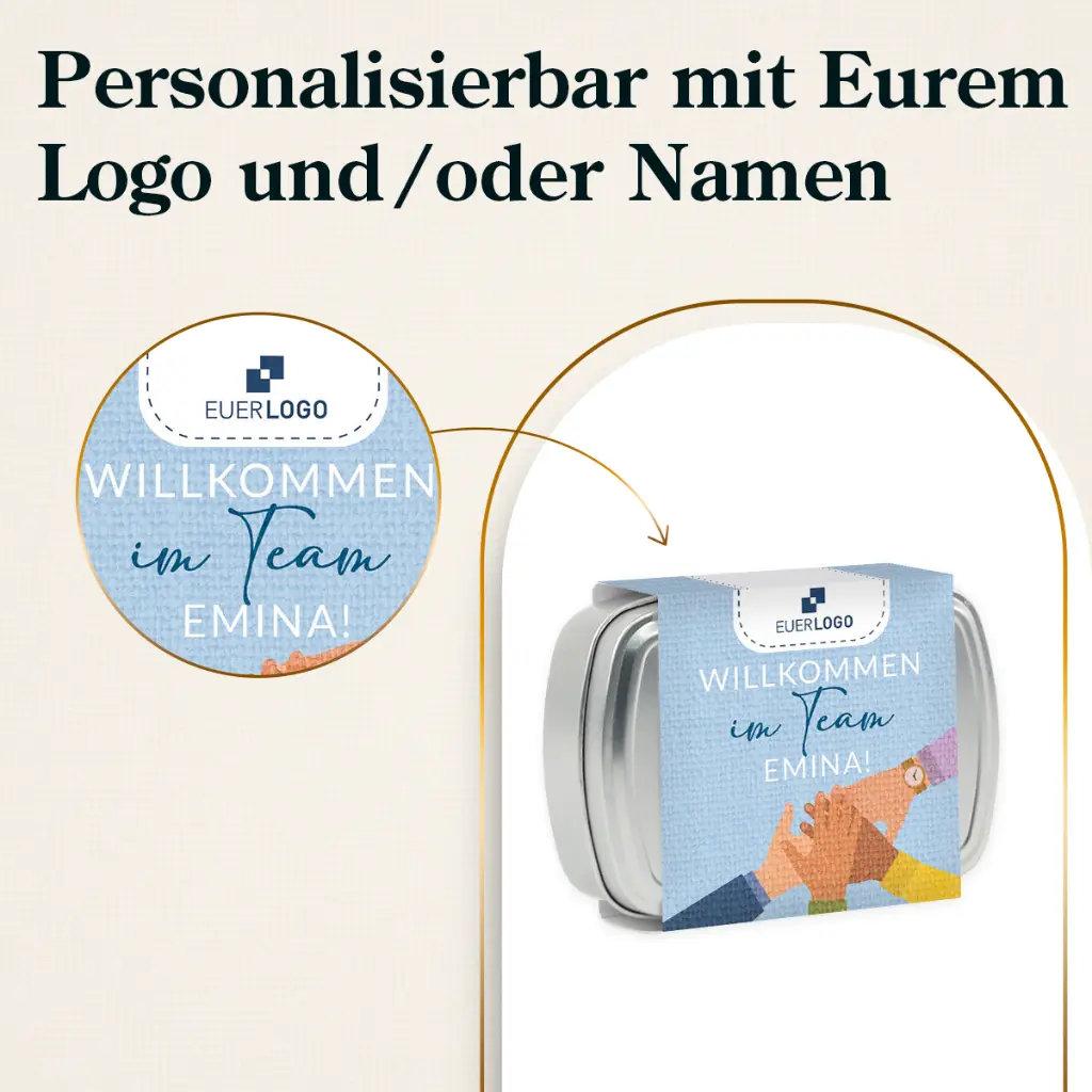 Geschenkdose "Willkommen im Team" - Fisherman´s Friend