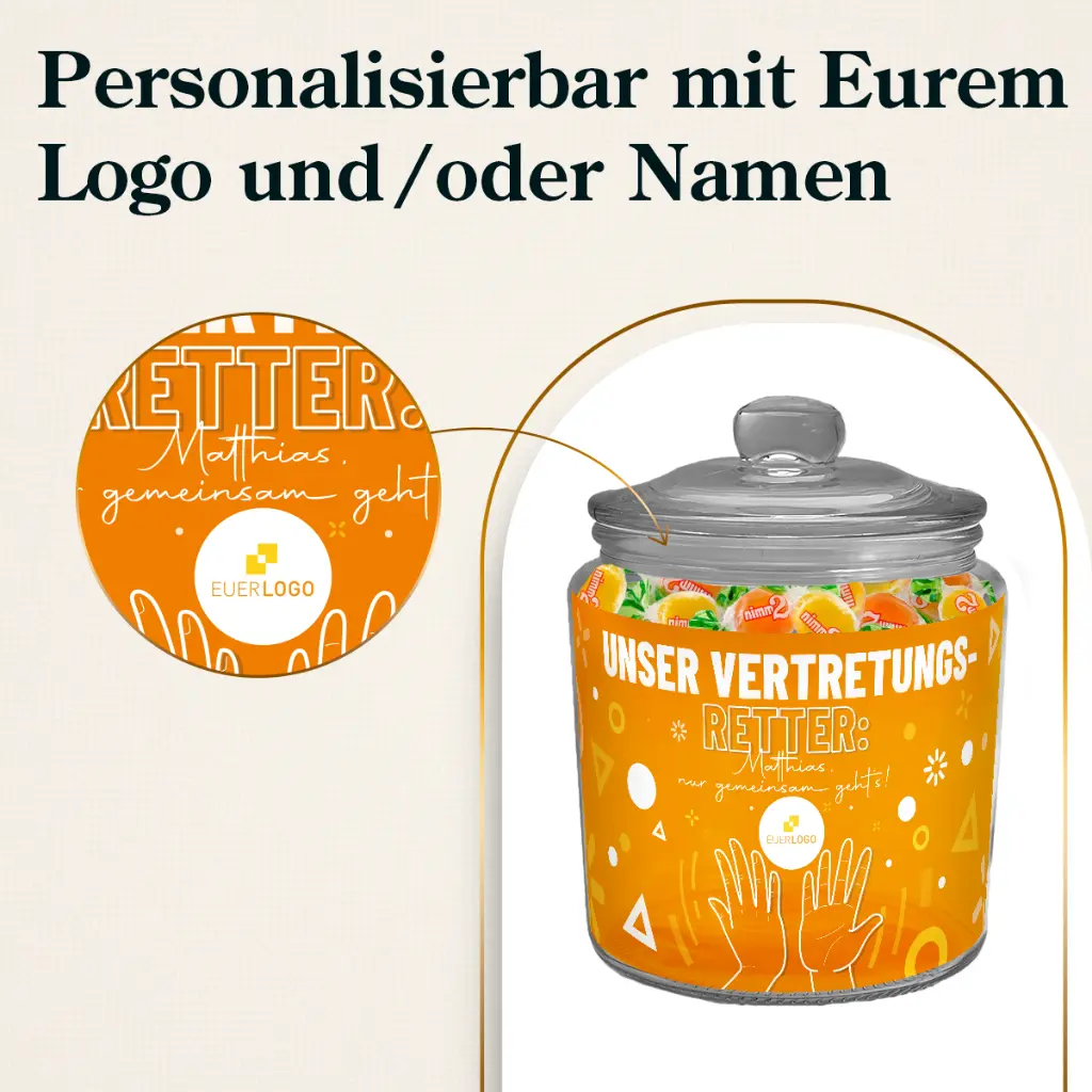 Teamgeschenk S "Vertretungsretter" - Nimm2