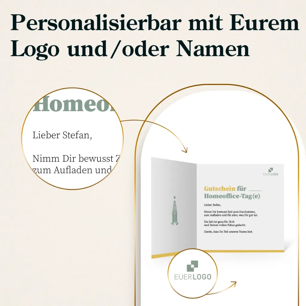 Zeitgeschenk "Dein Home Office Wohlfühltag"