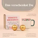 Weihnachtstasse voller Freude