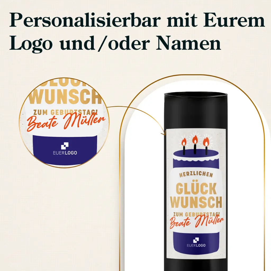 "Herzlichen Glückwunsch" - Secco