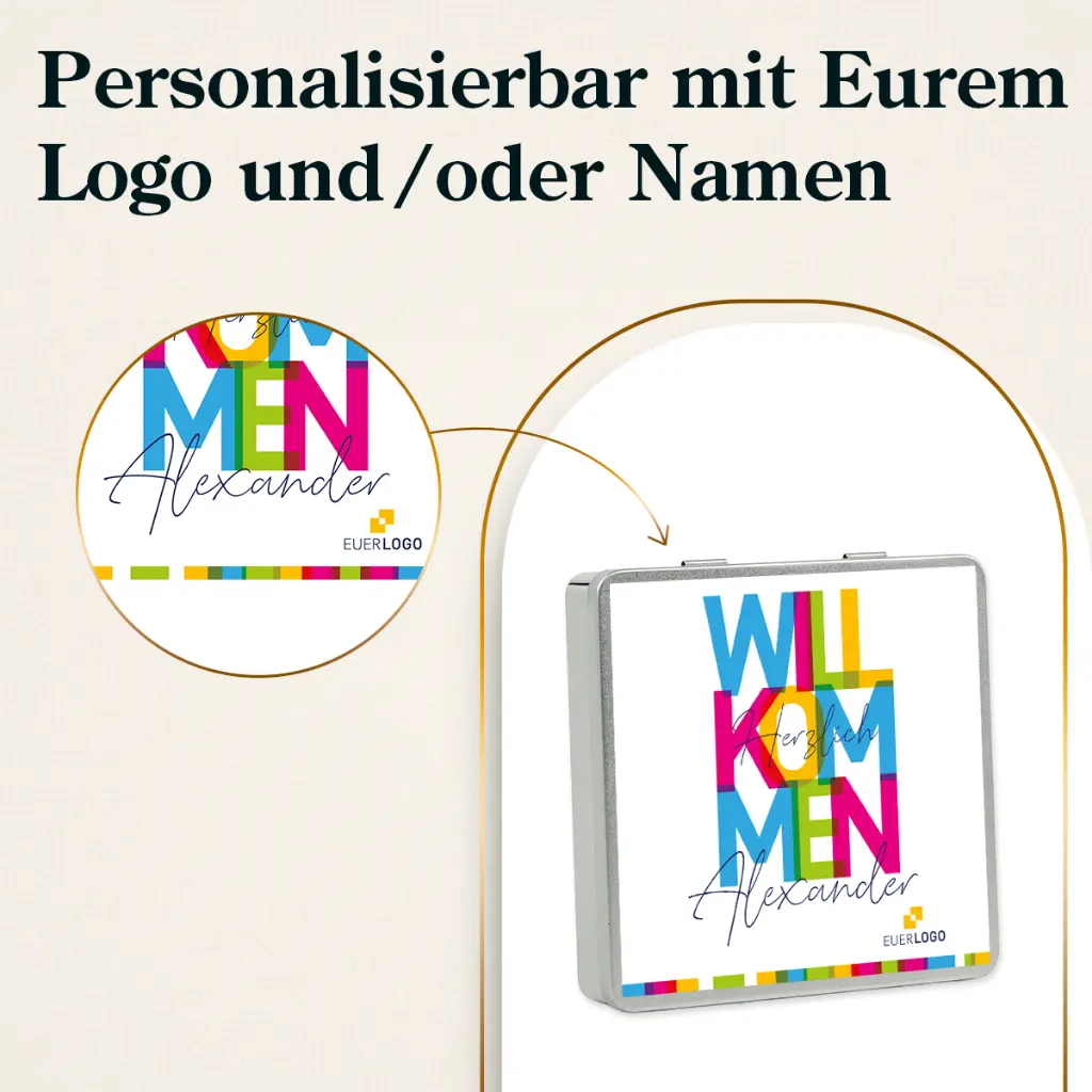 "Herzlich Willkommen" - Ritter SPORT Dose