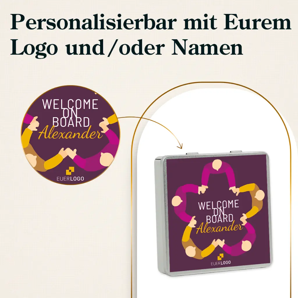 Welcome - Kreis - Ritter Sport Dose