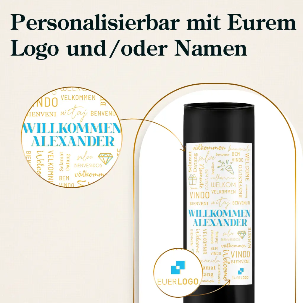 Willkommen International - Lindt Geschenkhülse