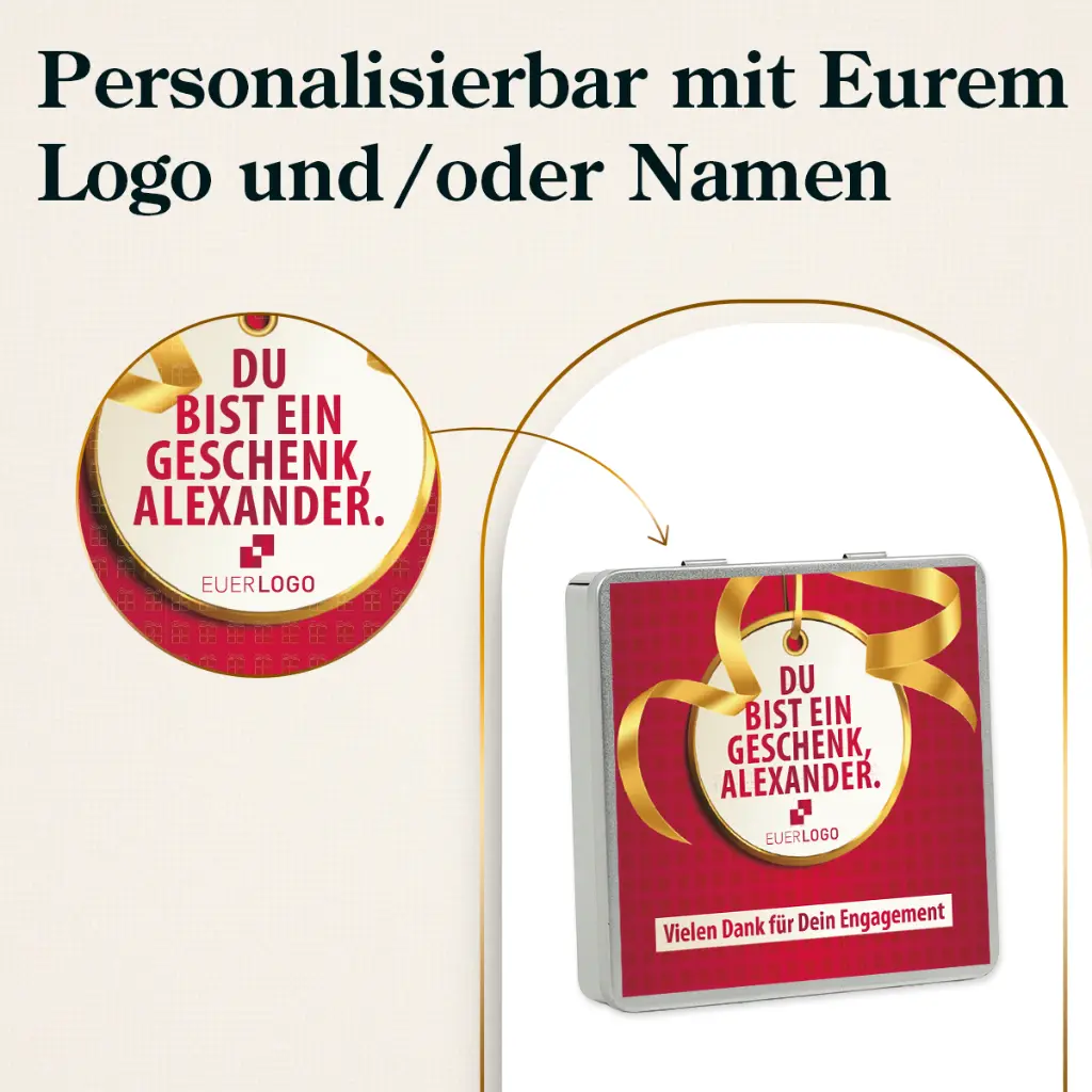 Du bist ein Geschenk - Ritter SPORT Dose