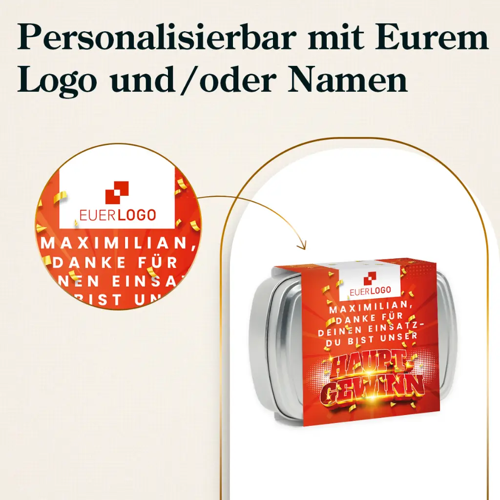 "Hauptgewinn" - Haribo Roulette Geschenkdose