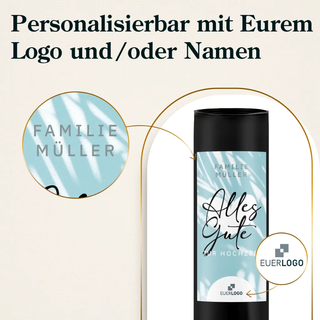 Geschenkhülse Alles Gute zur Hochzeit "Herz" - Lindt