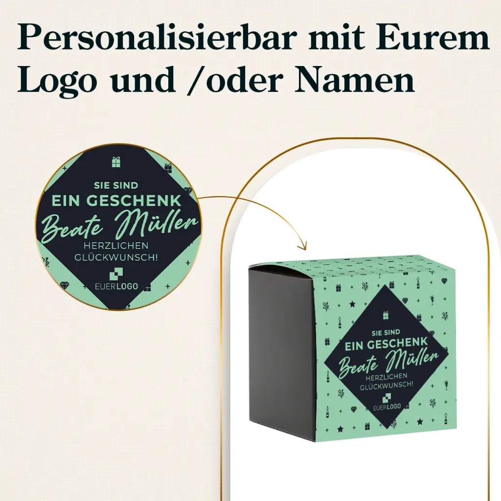 Sie sind ein Geschenk "Herzlichen Glückwunsch" - Ritter Sport Box