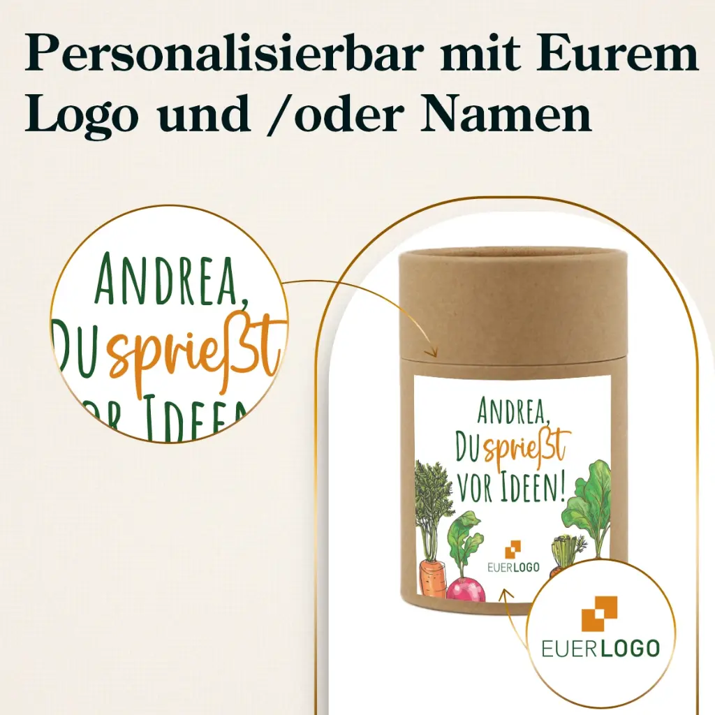 Gemüsegarten "Du sprießt vor Ideen!"