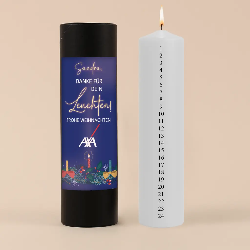 Adventskerze "Countdown"