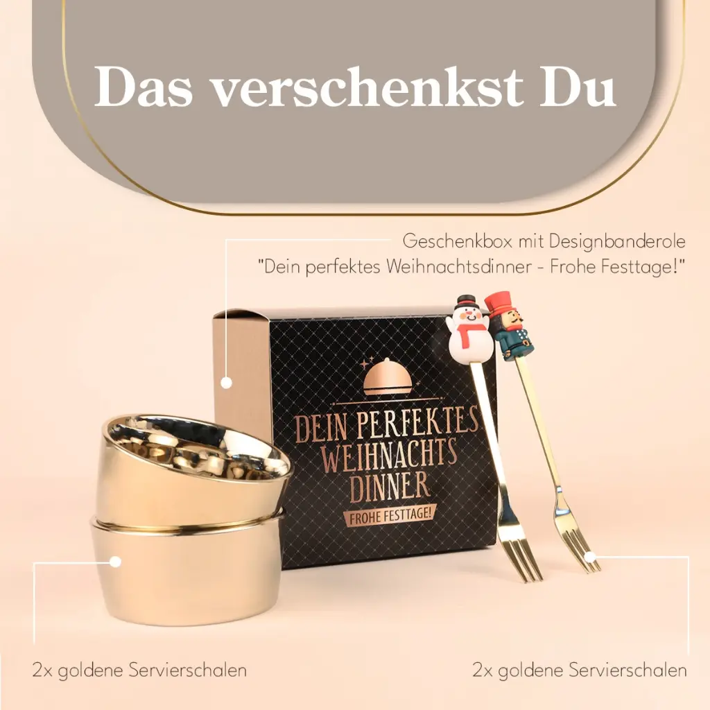 Geschenkset "Das perfekte Weihnachtsdinner"