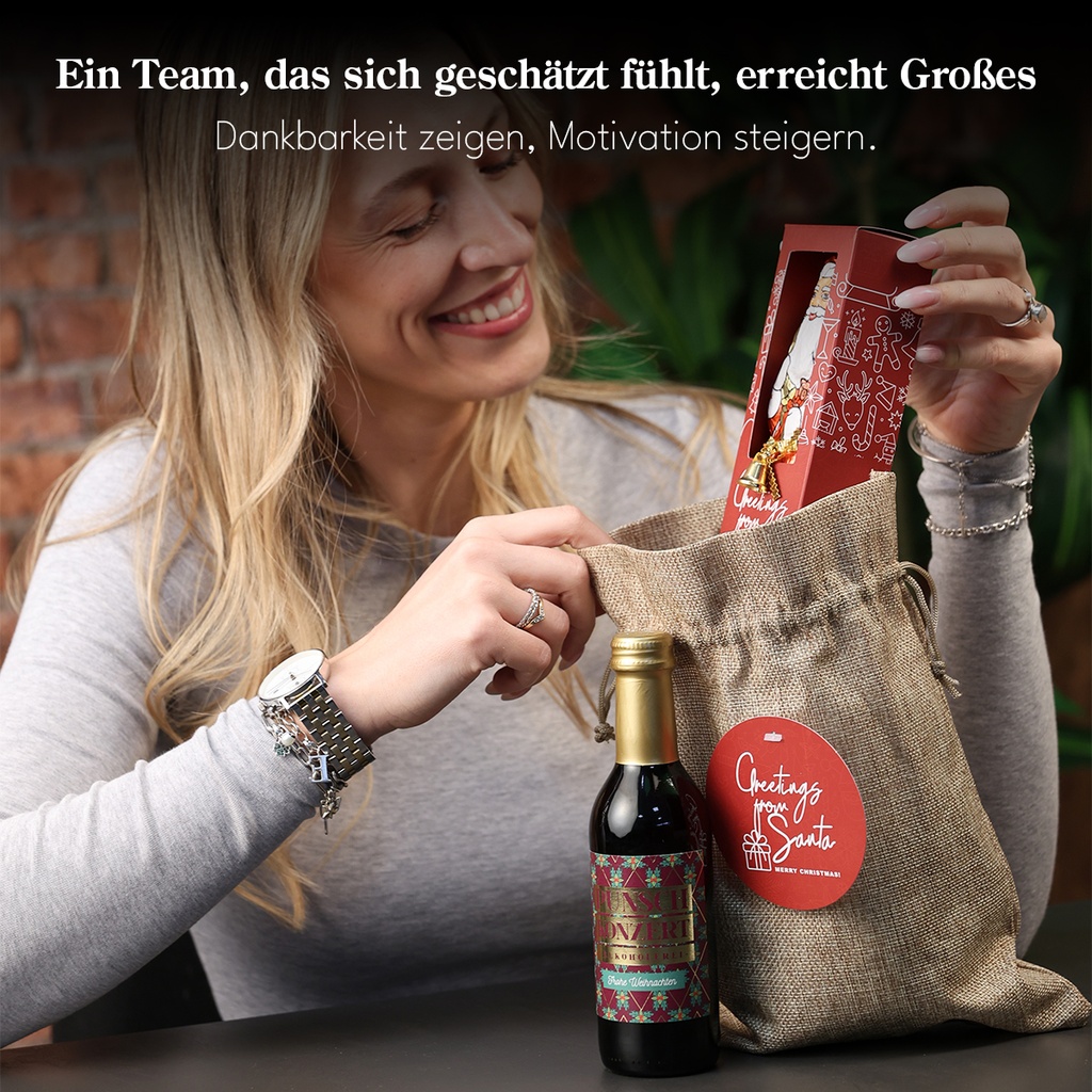 Weihnachtssäckchen "Greetings from Santa"