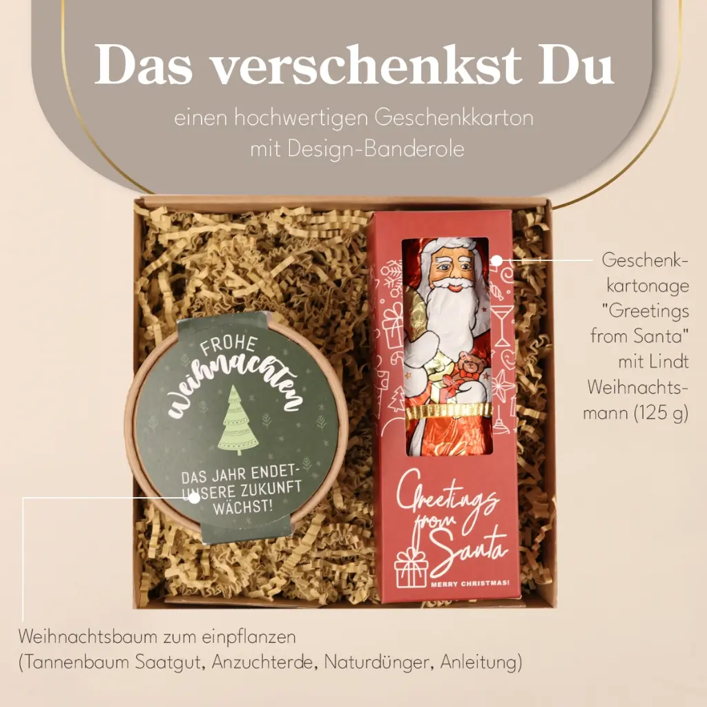 Geschenkset "Greetings from Santa"