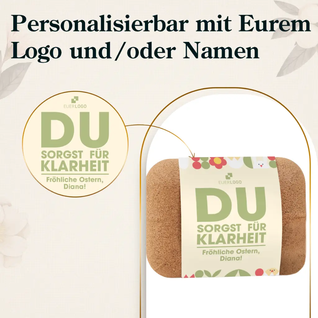 "Du sorgst für Klarheit" - Osterseife