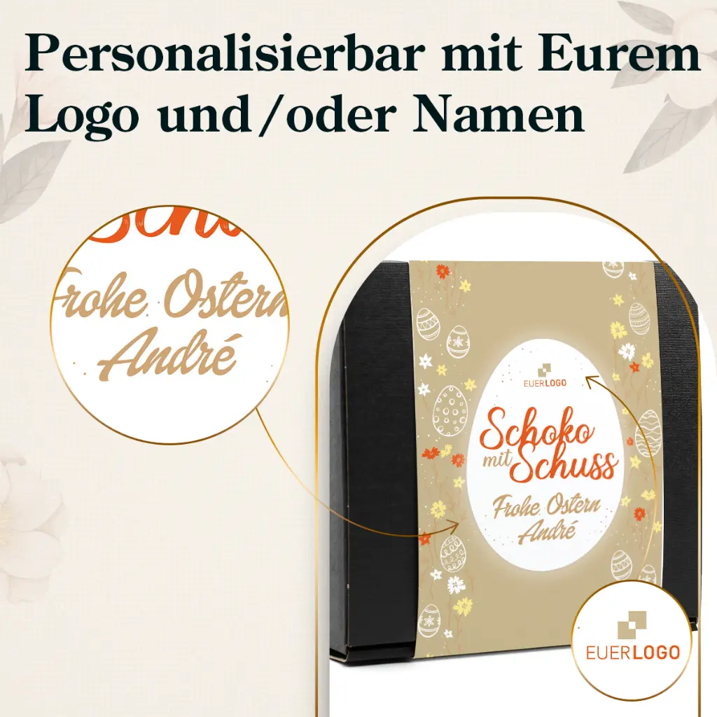 Geschenkset "Schoko mit Schuss" - Ostern
