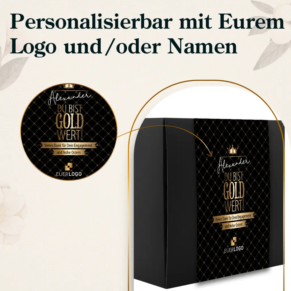 Du bist Gold wert - Geschenkset - Ostern