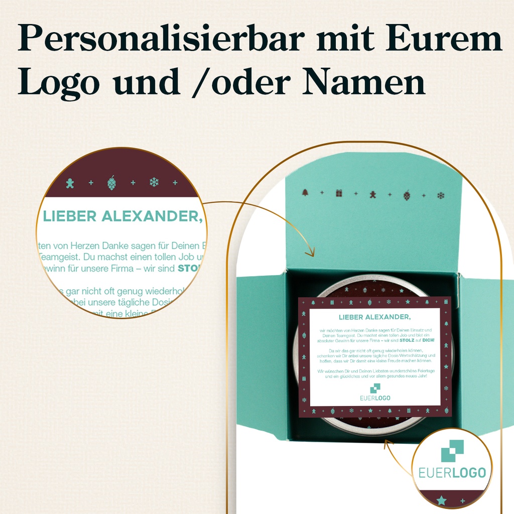 Wir sind stolz auf Dich - Lindt