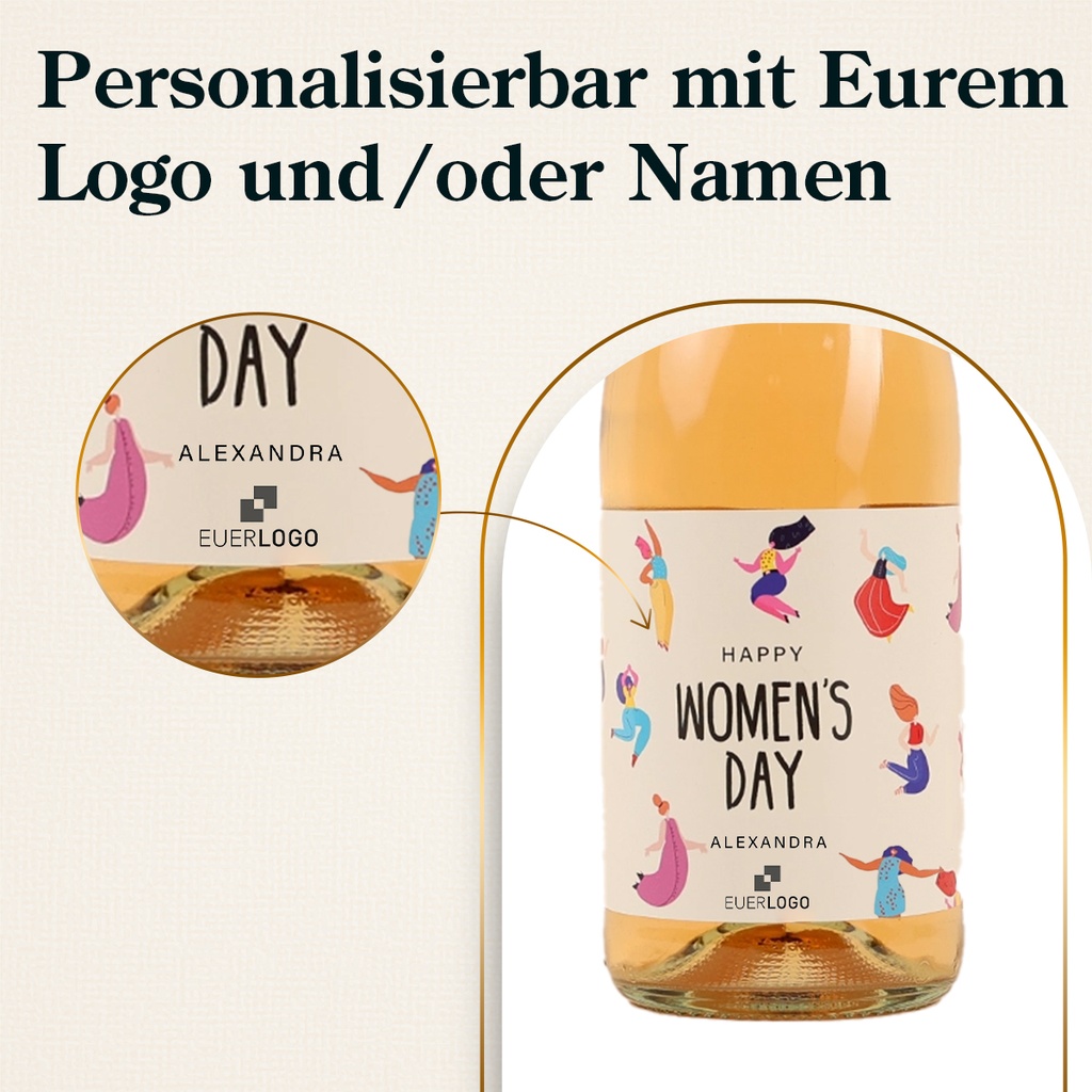 Happy Women´s Day - Rosé Sekt