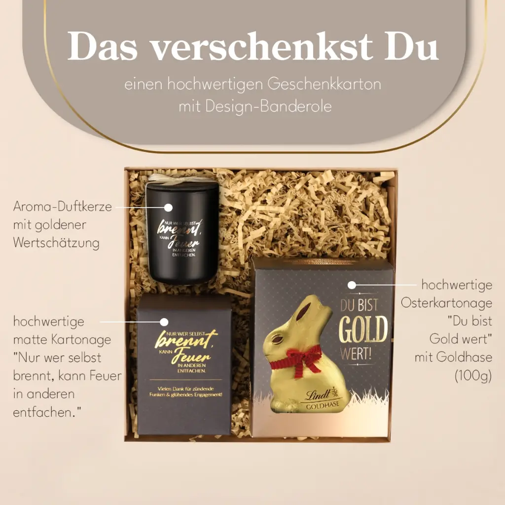 Ostern-Set "Du bist gold wert"